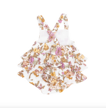 Load image into Gallery viewer, Angel Dear Anna May Floral Ruffle Sunsuit Size 3-6m
