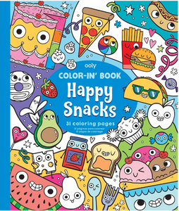 Ooly Color-in Book Happy Snacks