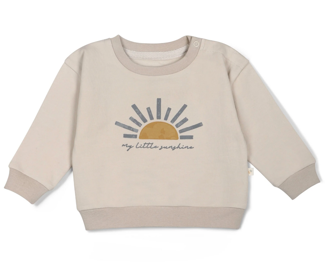 Makemake Organics Fleece Sweatshirt My Little Sunshine