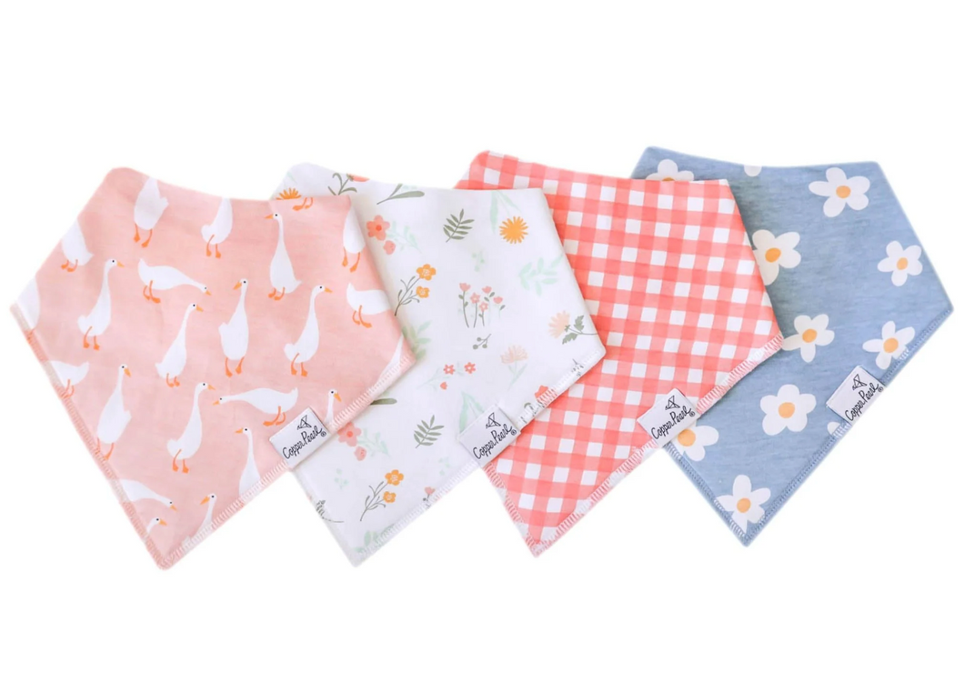 Copper Pearl Bandana Bibs Goosie 4-Pack