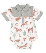 Load image into Gallery viewer, Angel Dear Western Horses Bodysuit
