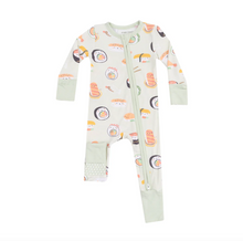Load image into Gallery viewer, Angel Dear Sushi Green 2 Way Zipper Romper Size NB
