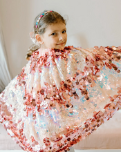 Load image into Gallery viewer, Great Pretenders The 5th Avenue Pink Paillette Sequin Cape
