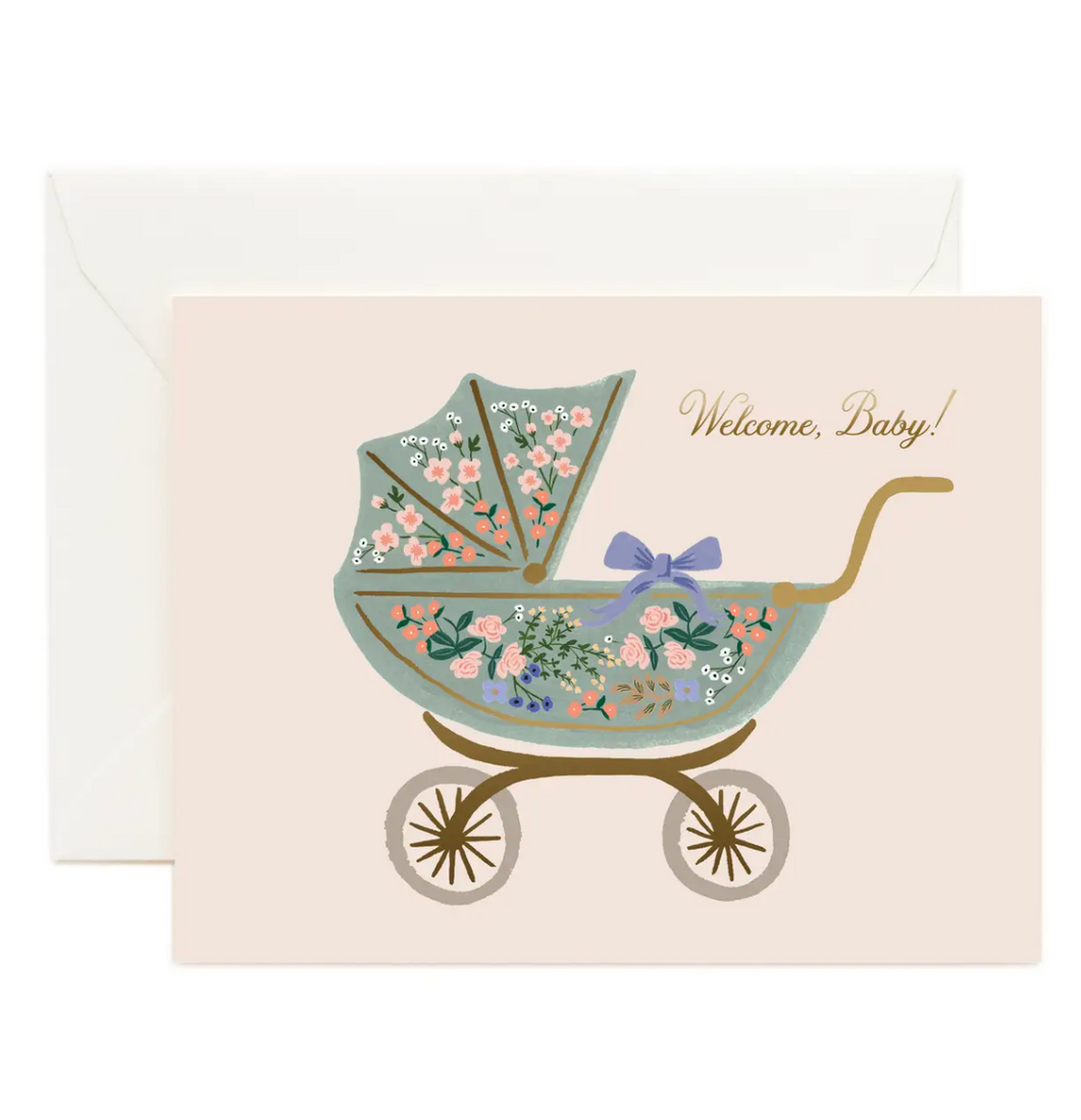 Rifle Paper Co. Floral Pram Card