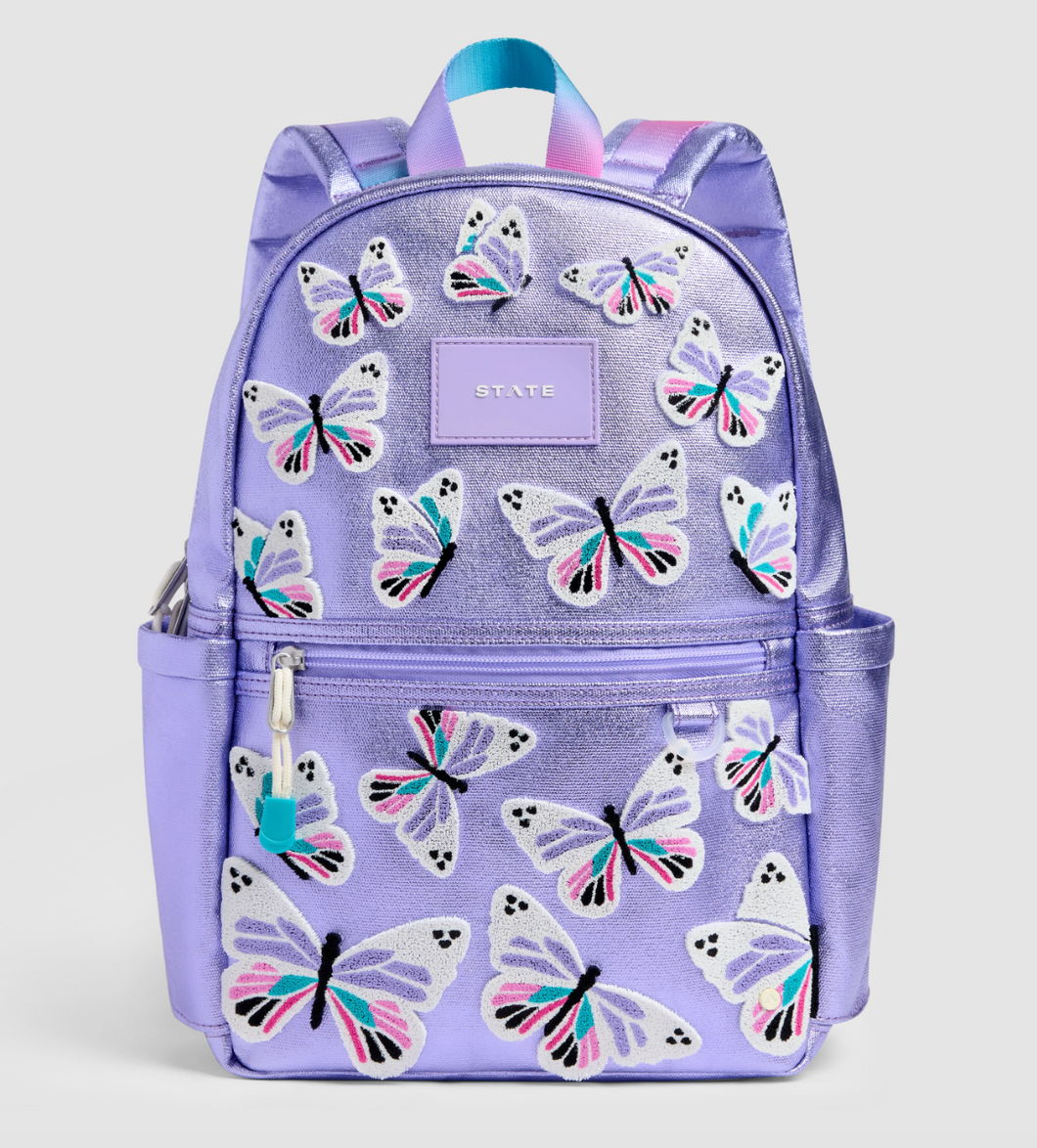 State Bags Metallic Kane Mini 3D Butterfly