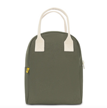 Load image into Gallery viewer, Fluf Zipper Lunch Bag Dark Olive

