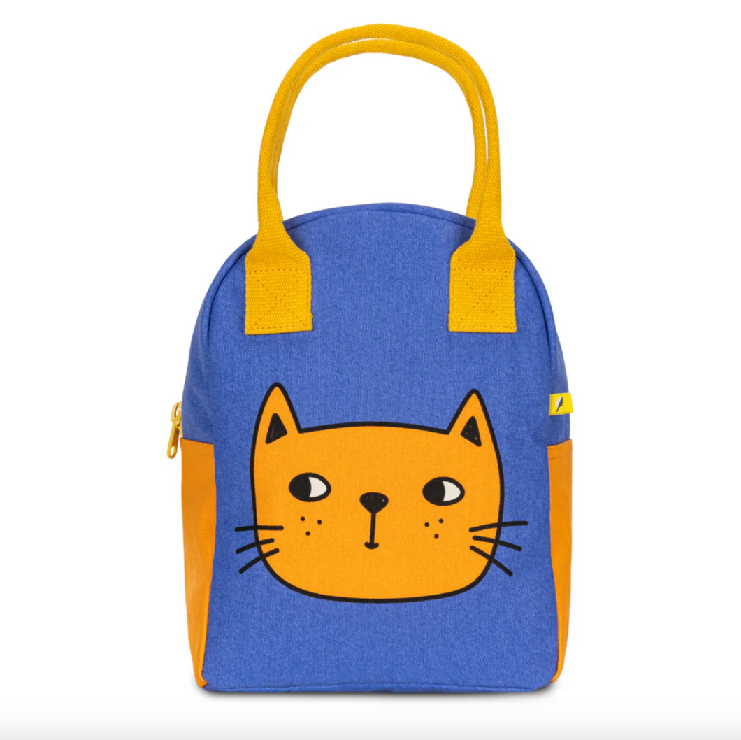 Fluf Zipper Lunch Bag Kitty