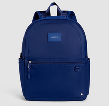 Load image into Gallery viewer, State Bags Nylon Kane Double Pocket Backpack Navy
