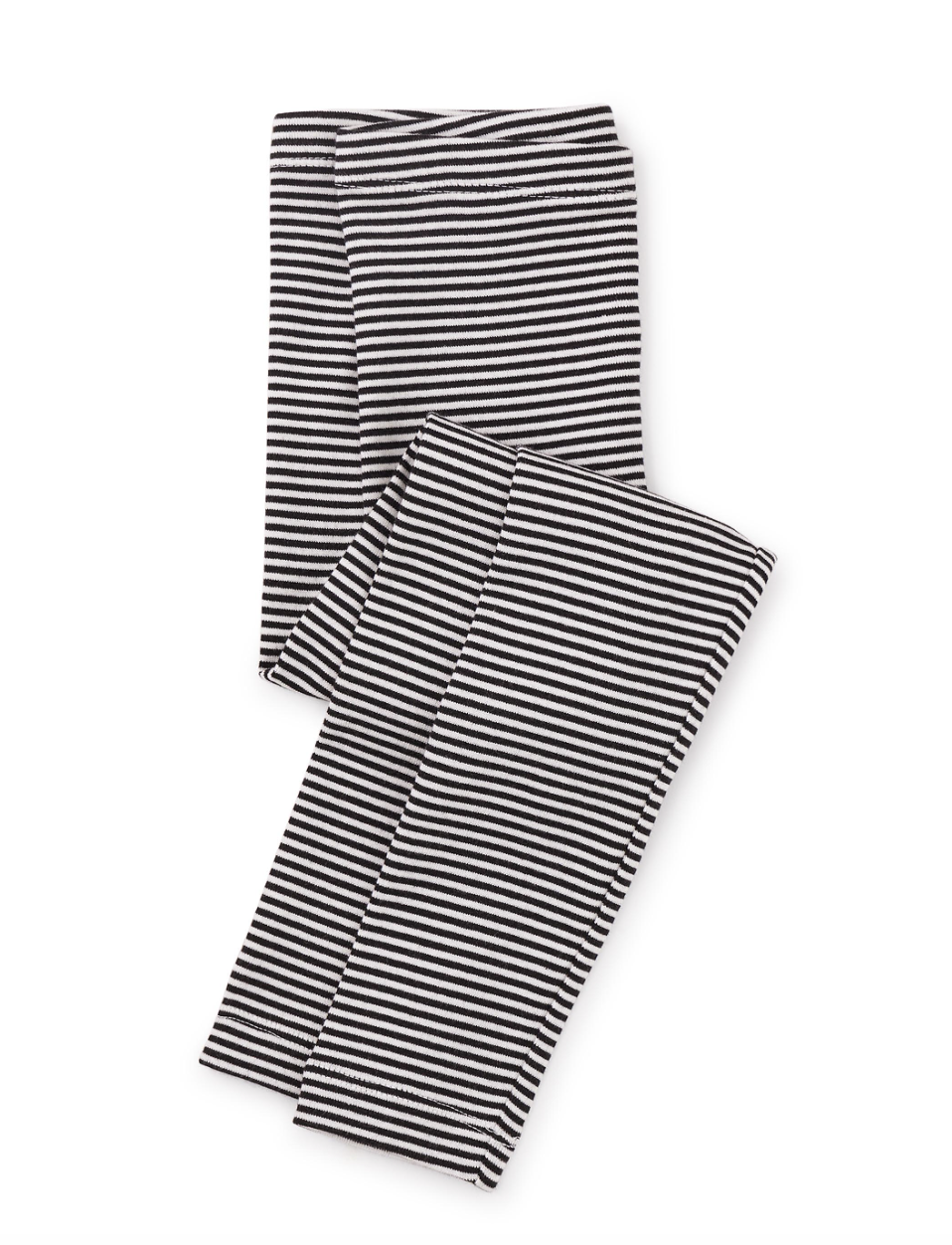 Tea Collection Striped Leggings Jet Black