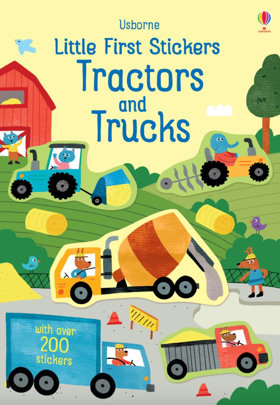 Usborne Little Stickers Tractors and Trucks