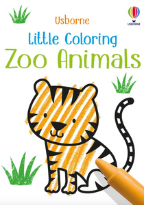 Usborne Little Coloring Zoo Animals