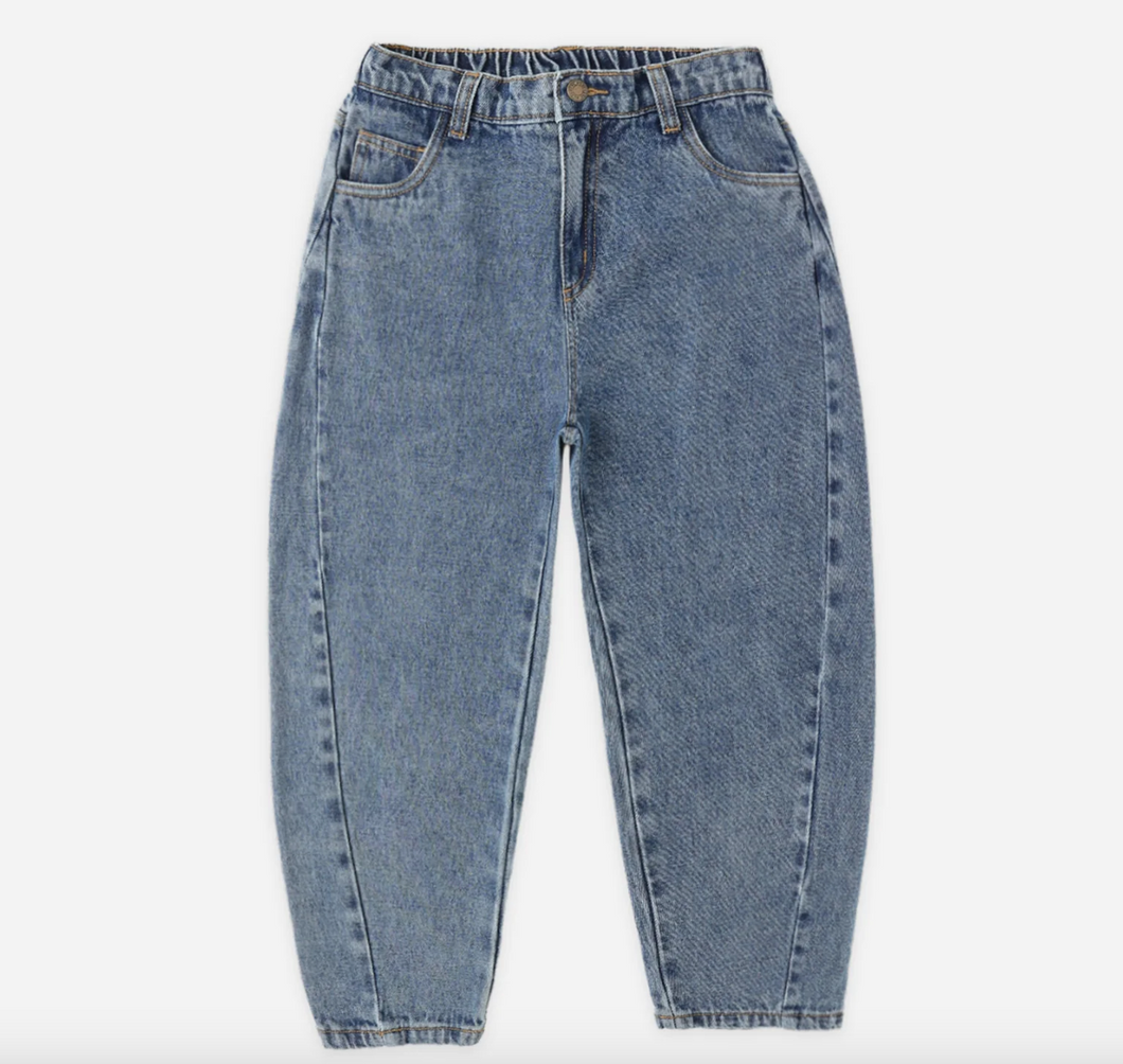 Rylee + Crew Barrel Pant Denim