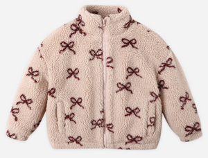 Rylee + Cru Coco Jacket Bows Blush
