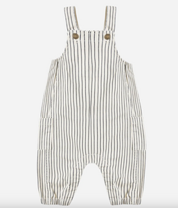 Rylee + Cru Cargo Baby Overall Navy Pinstripe
