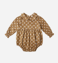 Load image into Gallery viewer, Rylee + Cru Cora Romper Golden Fleur
