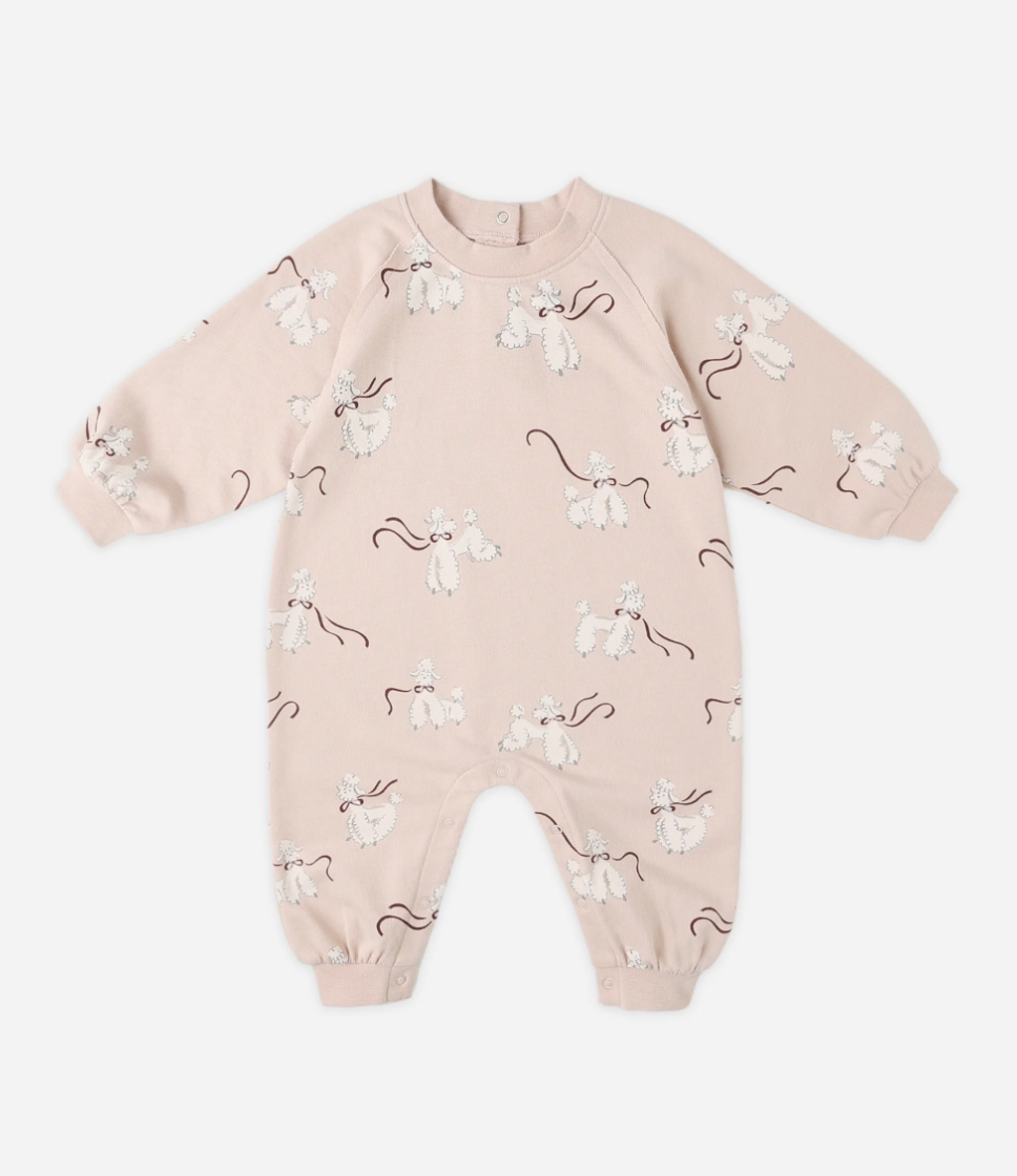 Rylee + Cru Raglan Jumpsuit Poodles