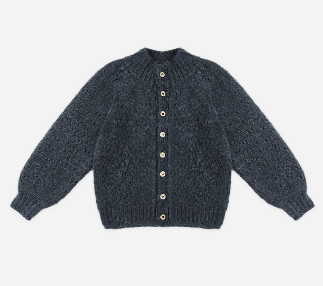Rylee + Cru Tulip Cardigan Navy