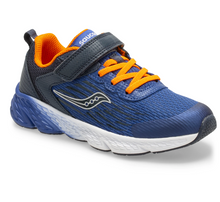 Load image into Gallery viewer, Saucony Wind A/C Blue/Orange Sneaker
