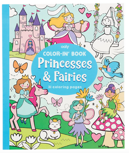 Ooly Color-in Book Princess & Fairies