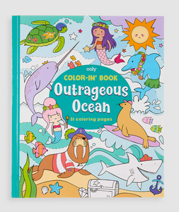 Ooly Color-In Book Outrageous Ocean