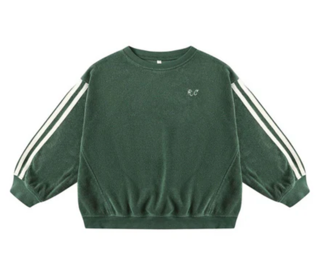 Rylee + Cru Oversized Sweatshirt Green