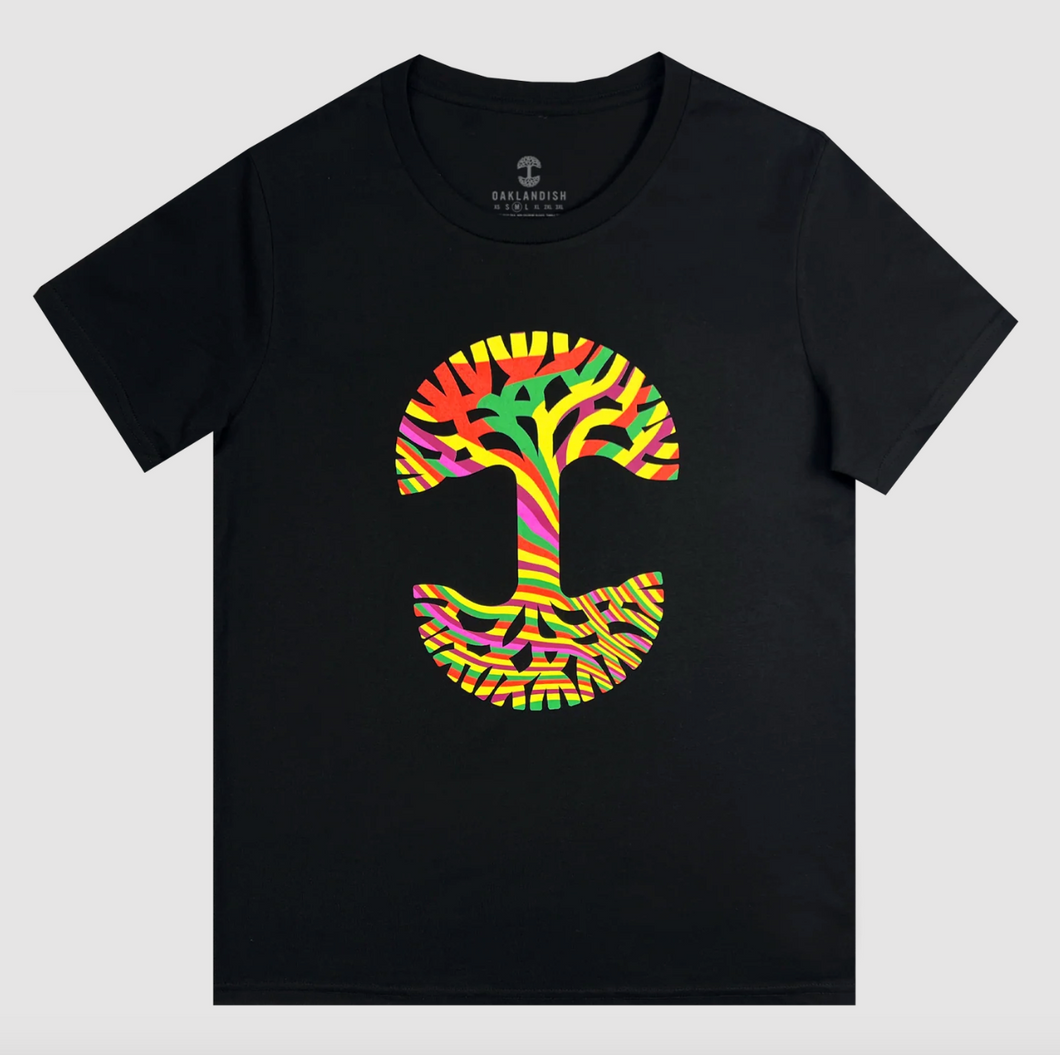 Oaklandish Women's Stripe Tree Tee X-Small