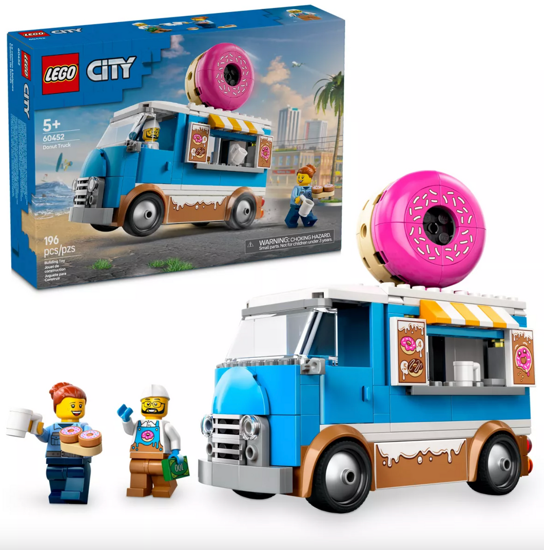 Lego City Donut Truck 5+ 196 Pieces