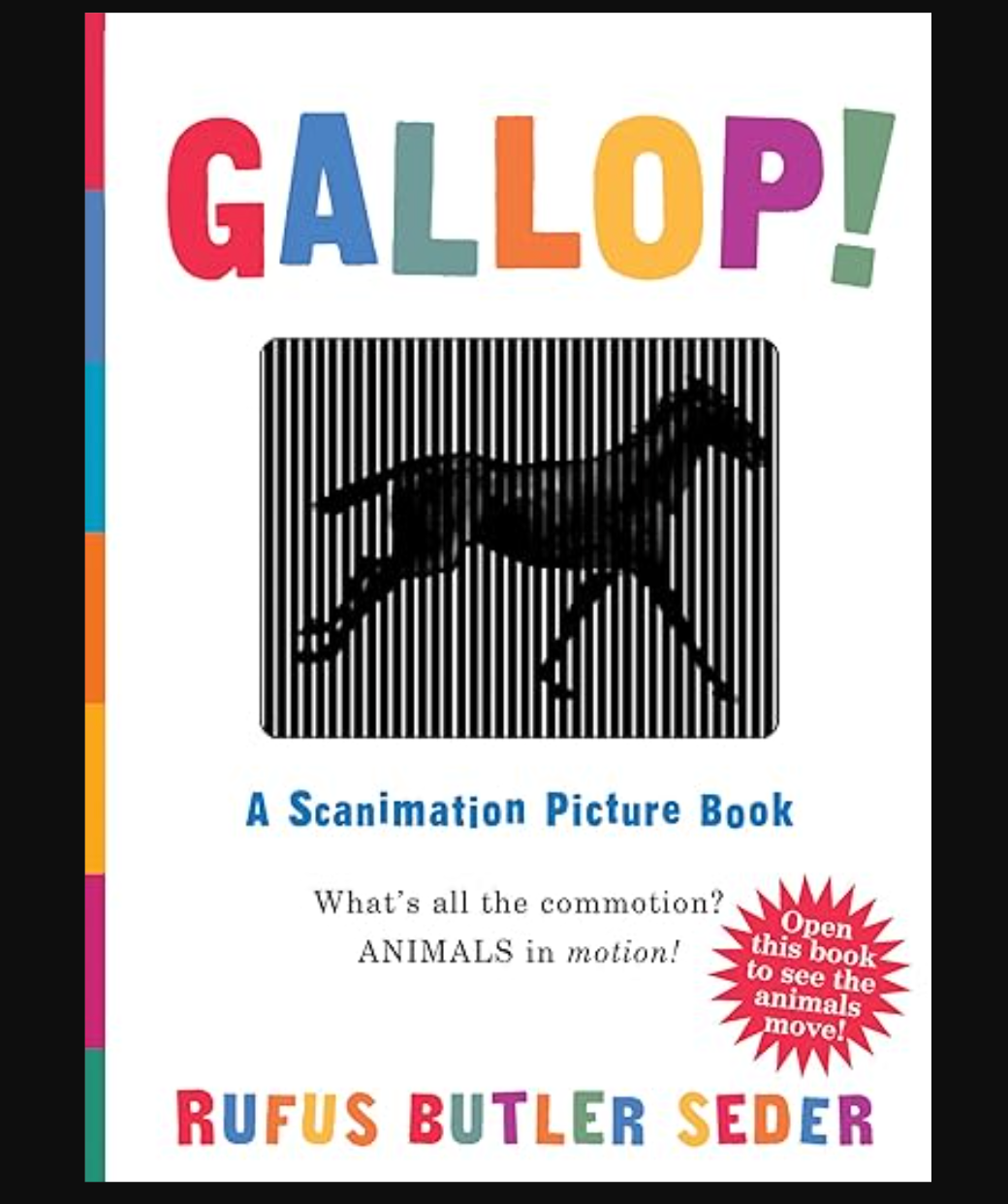 Scanmation Gallop A Scanimation Picture Book – Silver Moon Kids