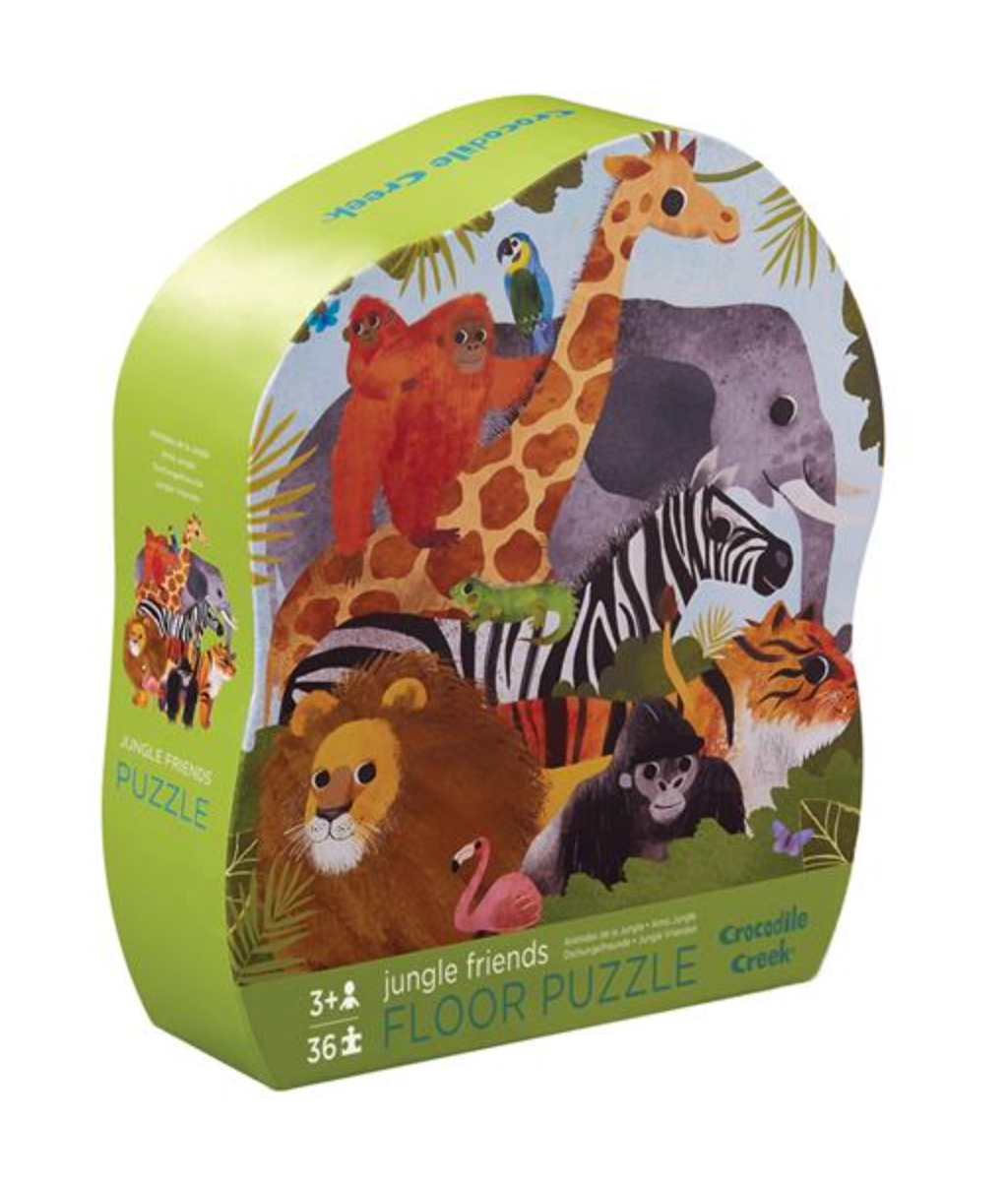 Crocodile Creek Jungle Friends Floor Puzzle 36 Piece