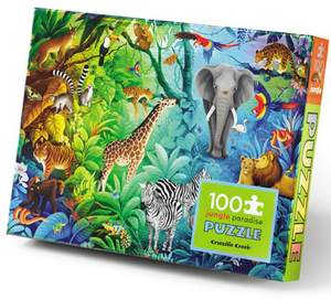 Crocodile Creek Jungle Paradise Puzzle 100 Piece