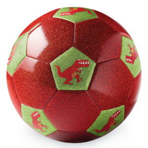 Crocodile Creek Glitter Soccer Ball Dinosaur Size 3