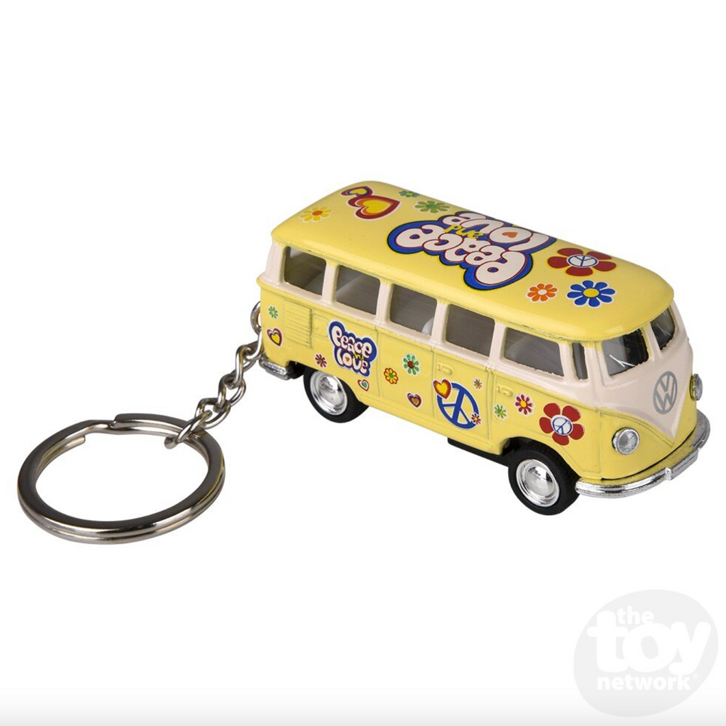 1962 Volkswagen Classical Bus Pullback Keychain