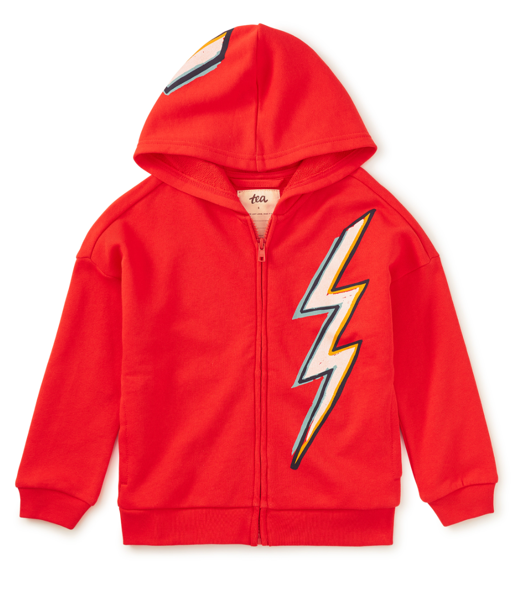 Tea Collection Lightning Bolt Easy Fit Hoodie Ray