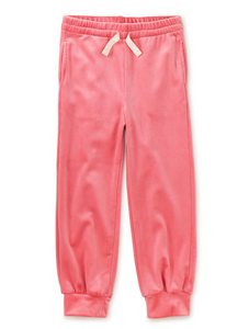 Tea Collection Easy Fit Very Velour Joggers Mauveglow