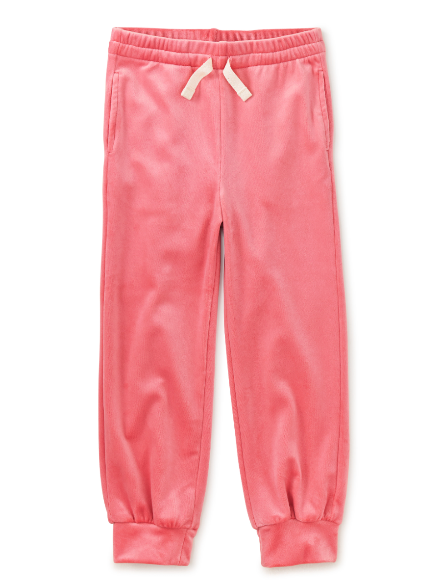 Tea Collection Easy Fit Very Velour Joggers Mauveglow