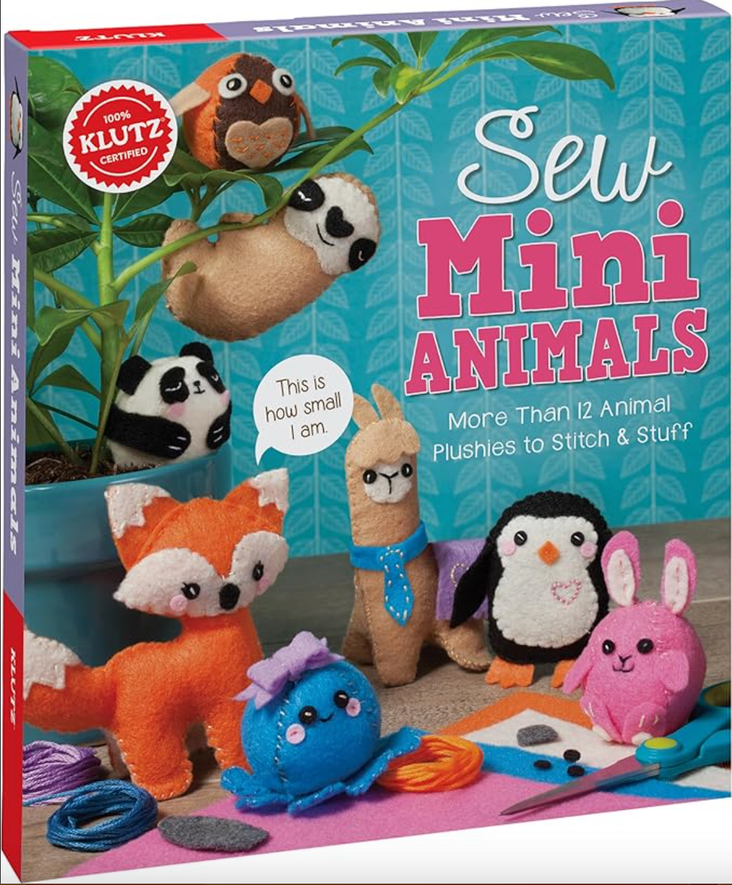 Klutz Book & Creative Kit Sew Mini Animals