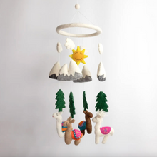 Load image into Gallery viewer, The Winding Road Baby Mobile Llama
