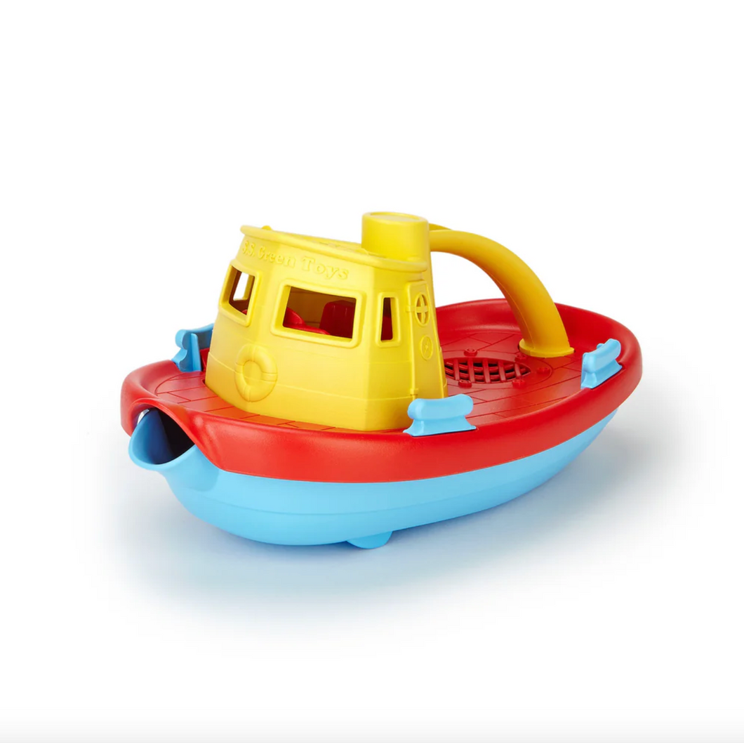 Green Toys Tugboat Yellow