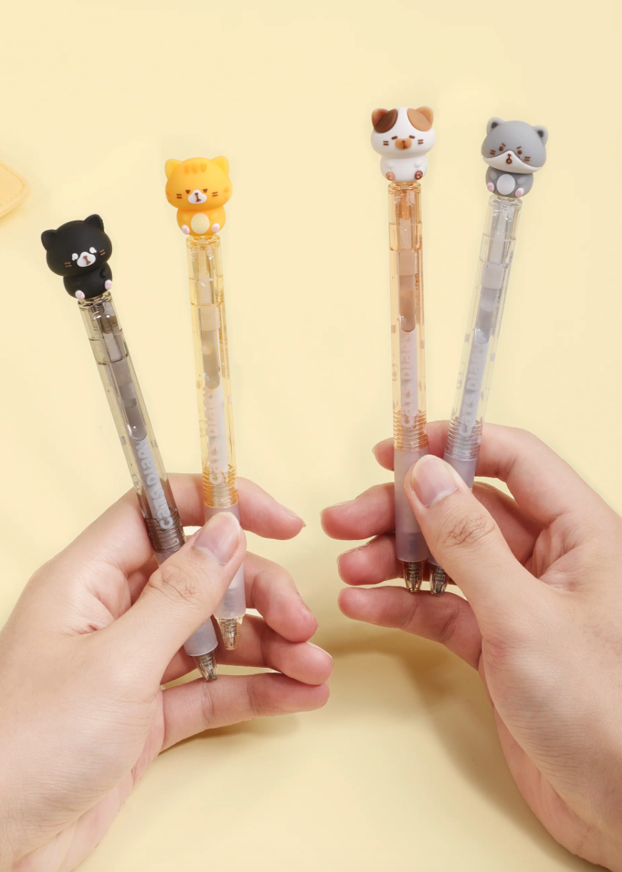 Cats Diary Retractable Gel Pen