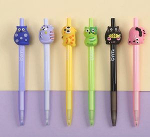 Cat Retractable Gel Pen