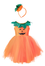Load image into Gallery viewer, Great Pretenders Pumpkin Patch Princess Dress
