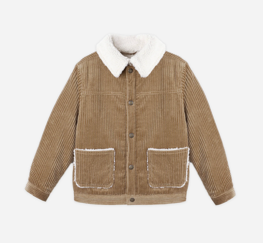 Rylee + Cru Corduroy Jacket Toffee