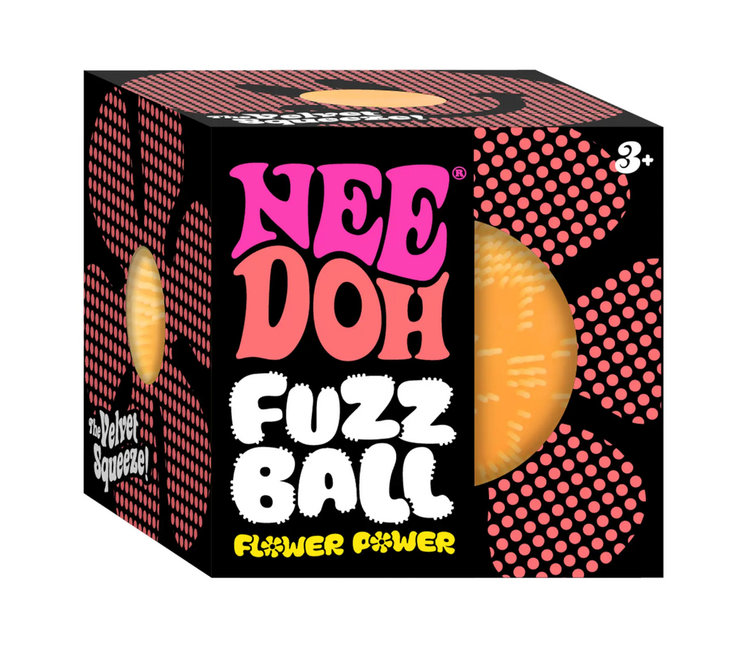 Needoh Fuzz Ball Flower Power