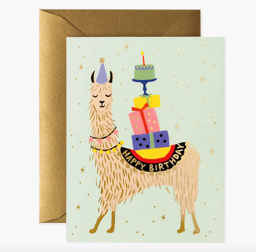 Rifle Paper Co. Llama Birthday Card