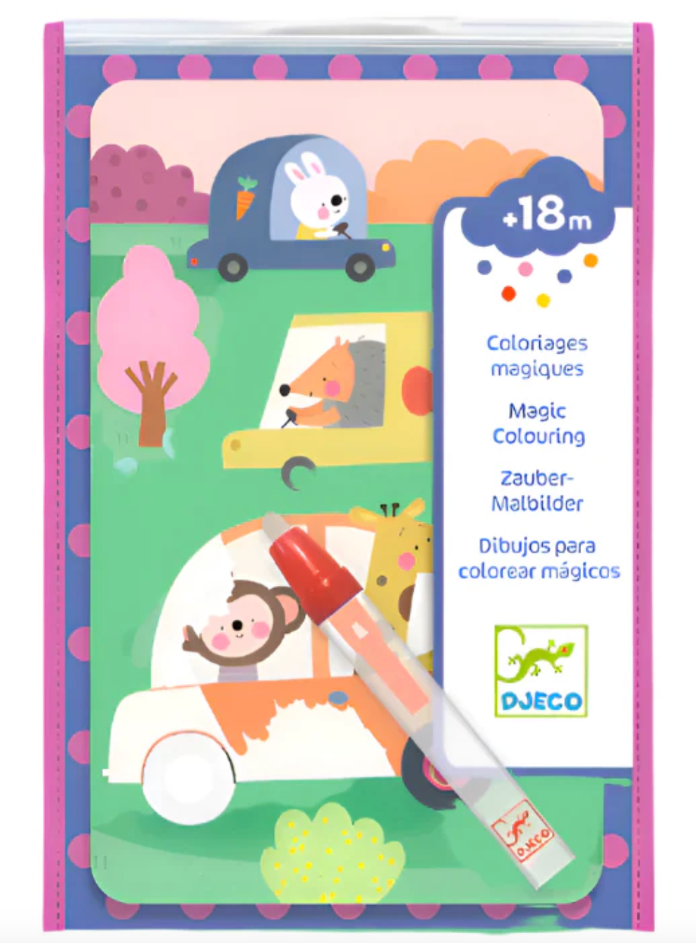 Djeco Magic Coloring On The Road