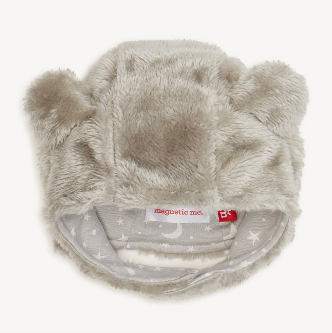 Magnetic Me Storm Minky Magnetic Bear Hat
