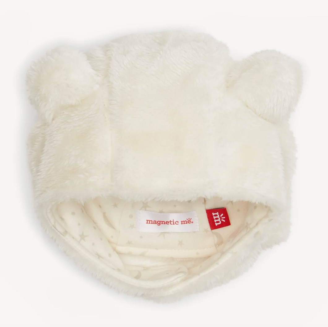 Magnetic Me Cloud Minky Magnetic Bear Hat