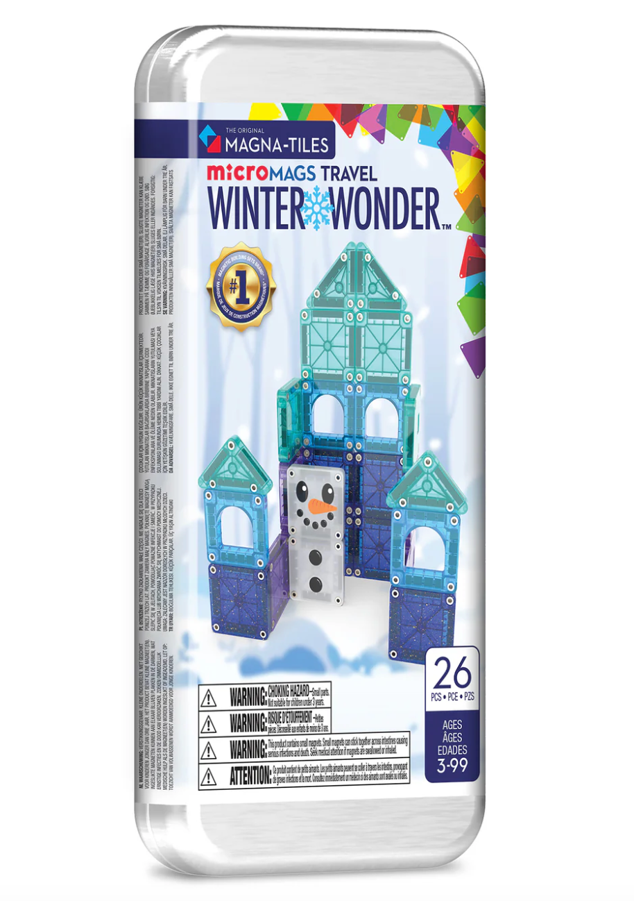 Magna-Tiles MicroMags Travel Winter Wonder 26 Pieces