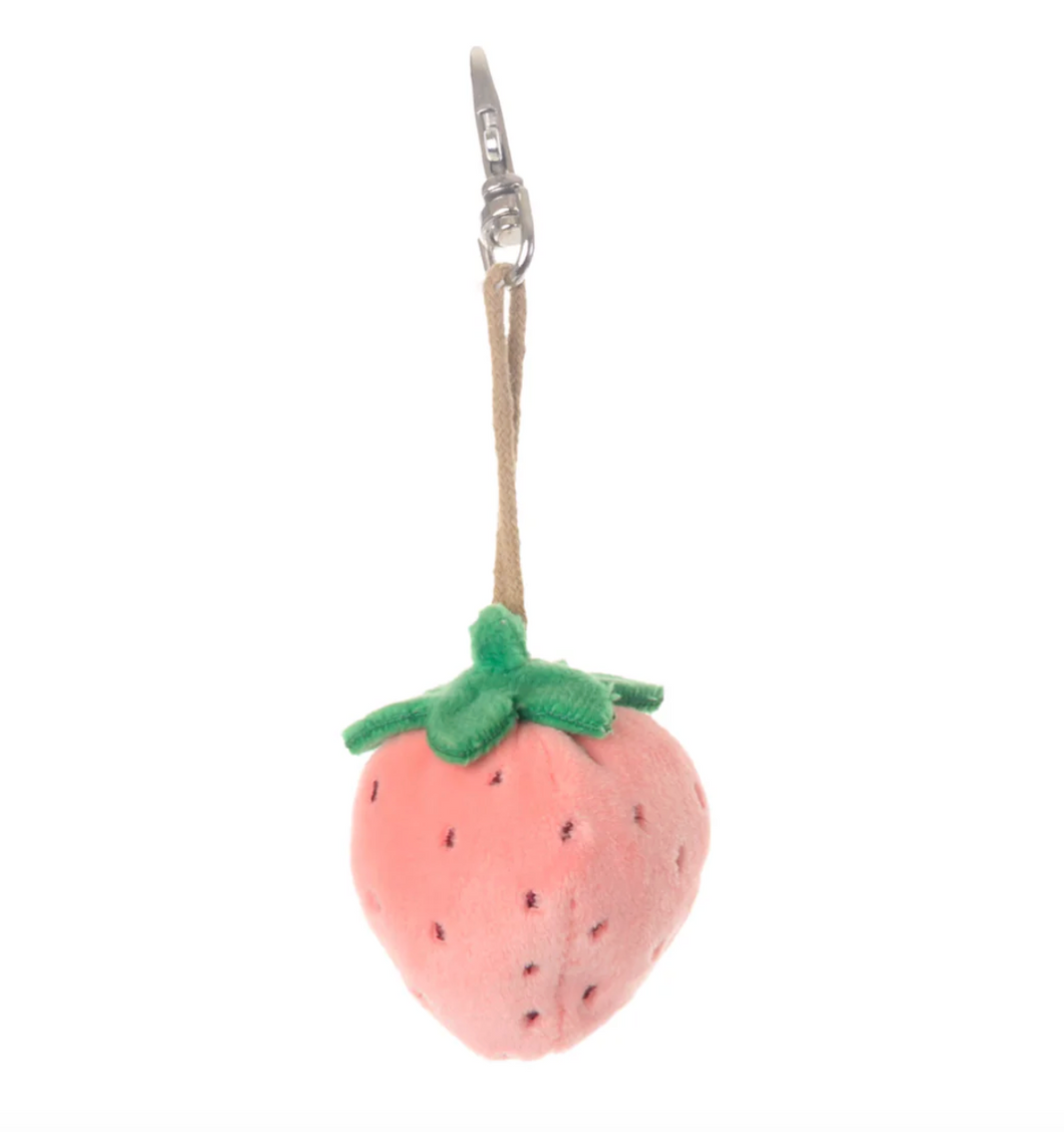 Bukowski Bear Pink Strawberry Charm