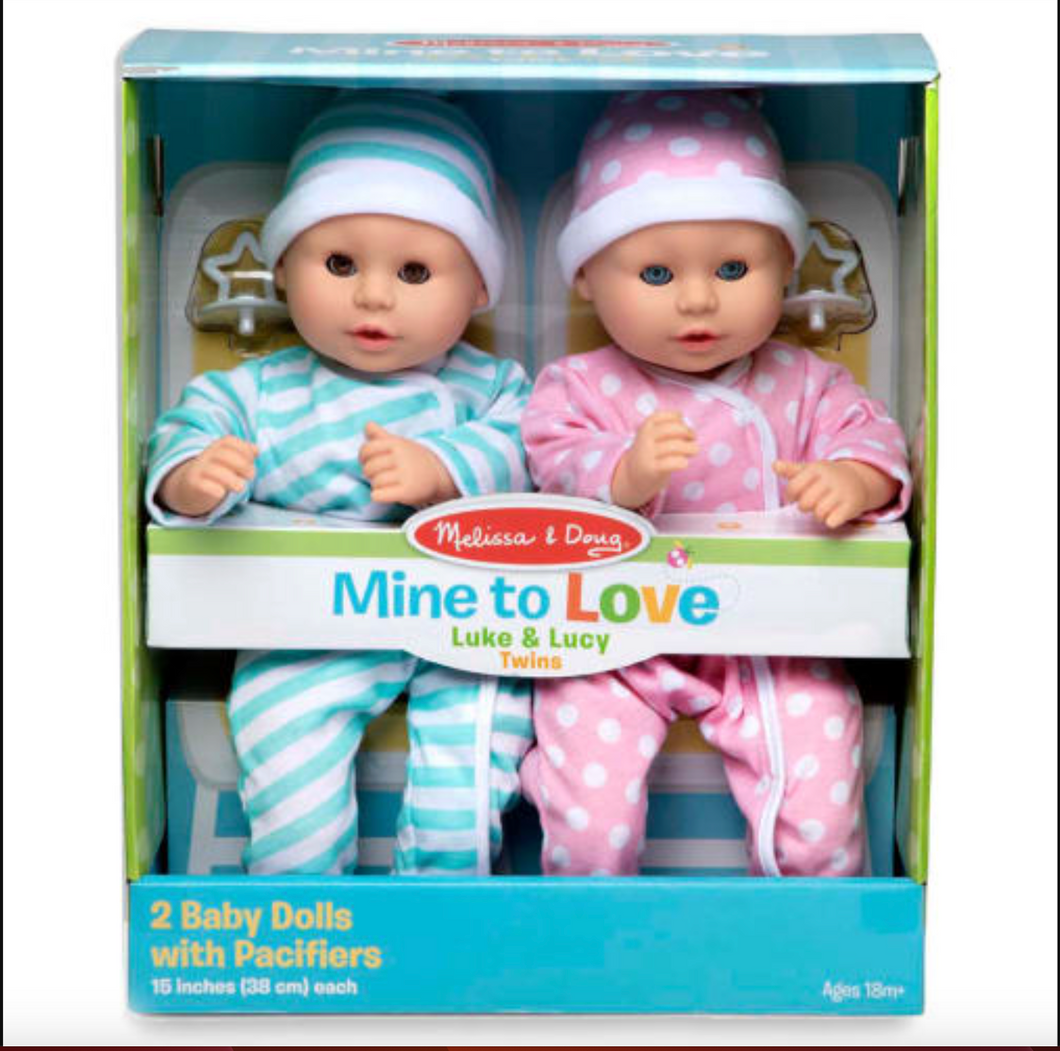 Melissa & Doug Mine to Love Luke & Lucy Twins